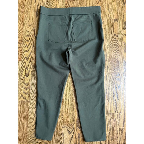 Spanx The Perfect Pant Ankle Ponte Pull On Olive Green Leggings Size 3XL - Picture 5 of 7